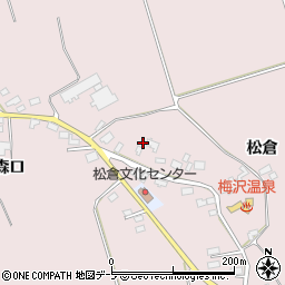 青森県北津軽郡鶴田町横萢松倉95周辺の地図