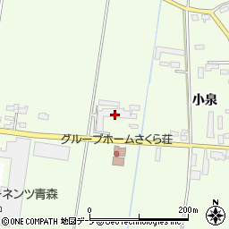 青森県北津軽郡鶴田町山道小泉234周辺の地図