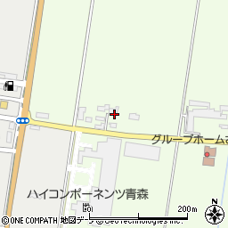 青森県北津軽郡鶴田町山道忍田周辺の地図