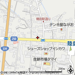 みちのく銀行鶴田駅前通り支店周辺の地図