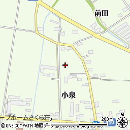 青森県北津軽郡鶴田町山道小泉210周辺の地図