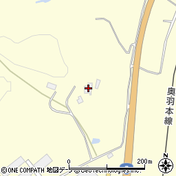 青森県青森市浪岡大字大釈迦前田115-22周辺の地図