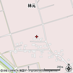 青森県北津軽郡鶴田町横萢林元30周辺の地図