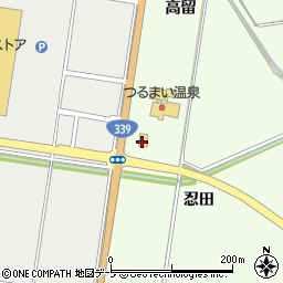 ファミリーマートバイパス鶴田店周辺の地図