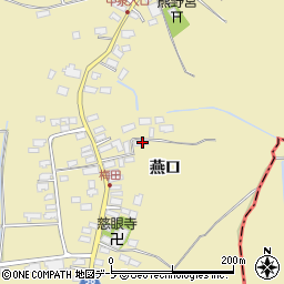 青森県五所川原市梅田燕口87周辺の地図