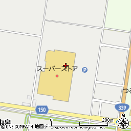 スーパーストア鶴田フッドリバーモール店周辺の地図