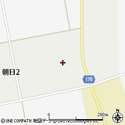 青森県三沢市朝日周辺の地図