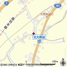青森県青森市浪岡大字大釈迦山田62-1周辺の地図