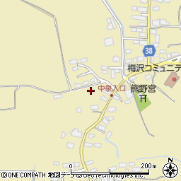 青森県五所川原市梅田間瀬周辺の地図