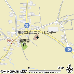 梅沢コミュニティセンター周辺の地図