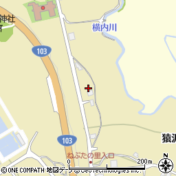 青森県青森市横内亀井279周辺の地図