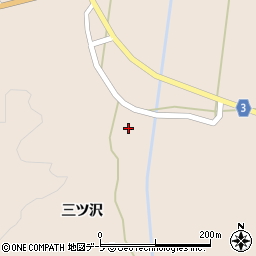 青森県西津軽郡鰺ヶ沢町舞戸町三ツ沢43-2周辺の地図