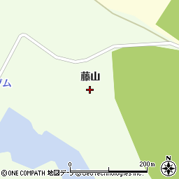 青森県つがる市森田町床舞（藤山）周辺の地図