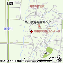 青森県青森市高田日野223周辺の地図