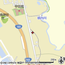 青森県青森市横内亀井278周辺の地図