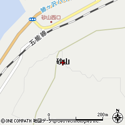 青森県鰺ヶ沢町（西津軽郡）赤石町（砂山）周辺の地図
