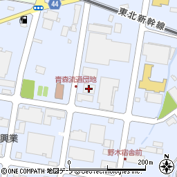 十和田ミート青森支店周辺の地図