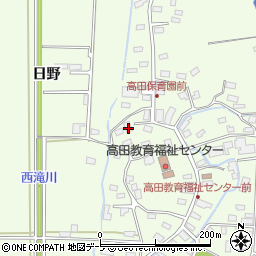 青森県青森市高田日野206周辺の地図