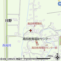 青森県青森市高田日野202周辺の地図