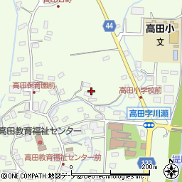 青森県青森市高田周辺の地図