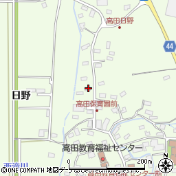 青森県青森市高田日野197周辺の地図