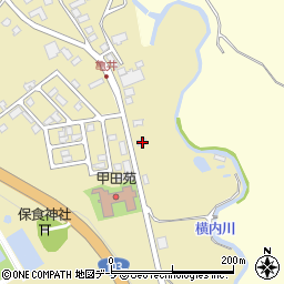 青森県青森市横内亀井274周辺の地図