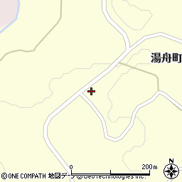 青森県西津軽郡鰺ヶ沢町湯舟町七尾113-1周辺の地図