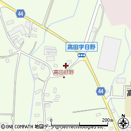 青森県青森市高田日野170周辺の地図