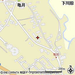 青森県青森市横内亀井266周辺の地図