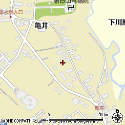 青森県青森市横内亀井212周辺の地図