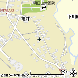 青森県青森市横内亀井214周辺の地図