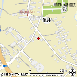 青森県青森市横内亀井254周辺の地図