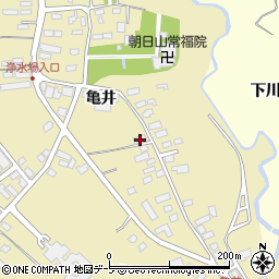 青森県青森市横内亀井220周辺の地図