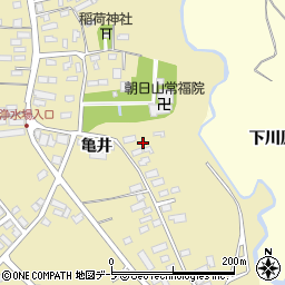 青森県青森市横内亀井191周辺の地図