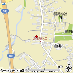 青森県青森市横内亀井136周辺の地図