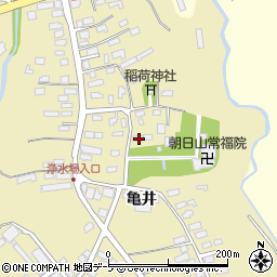青森県青森市横内亀井148周辺の地図