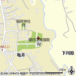 青森県青森市横内亀井157周辺の地図