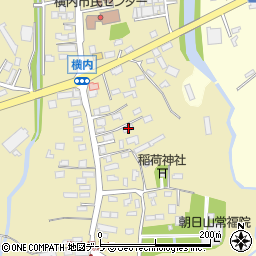 青森県青森市横内亀井66周辺の地図