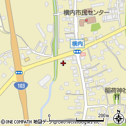 青森県青森市横内亀井92周辺の地図