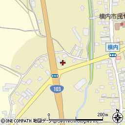 ファミリーマート青森横内店周辺の地図
