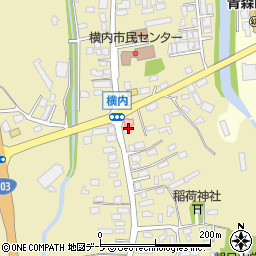 青森県青森市横内亀井60周辺の地図