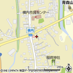 青森県青森市横内亀井59周辺の地図