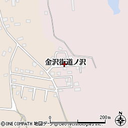 青森県鰺ヶ沢町（西津軽郡）南浮田町（金沢街道ノ沢）周辺の地図