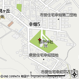 青森県青森市大矢沢里見周辺の地図