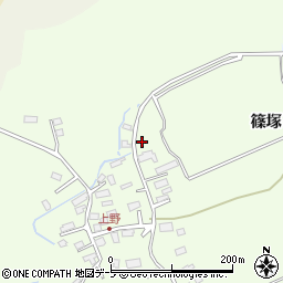 青森県青森市上野篠塚63周辺の地図