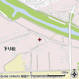 青森県五所川原市広田下り松37-1周辺の地図