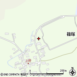 青森県青森市上野篠塚65周辺の地図