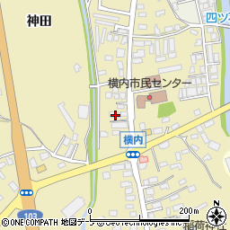 青森県青森市横内亀井87周辺の地図