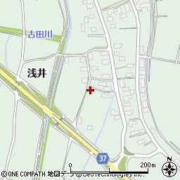 青森県つがる市柏桑野木田米津53周辺の地図