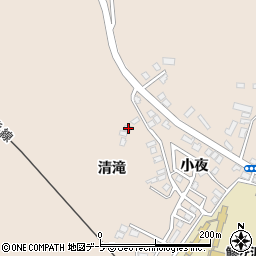 青森県西津軽郡鰺ヶ沢町舞戸町清滝19周辺の地図
